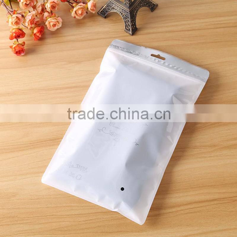 Custom printed women/men underwear packaging pouch bag with ziplock