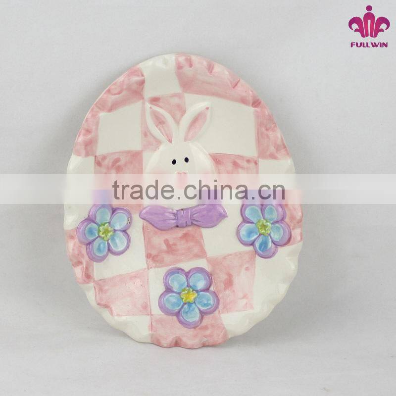 Easter bunny ceramic candy bowl dishes