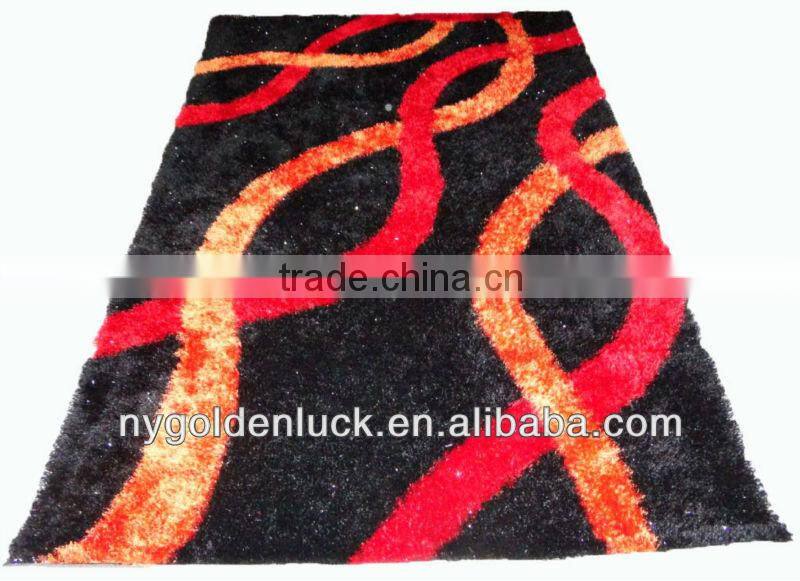 polyester 3d shaggy carpet