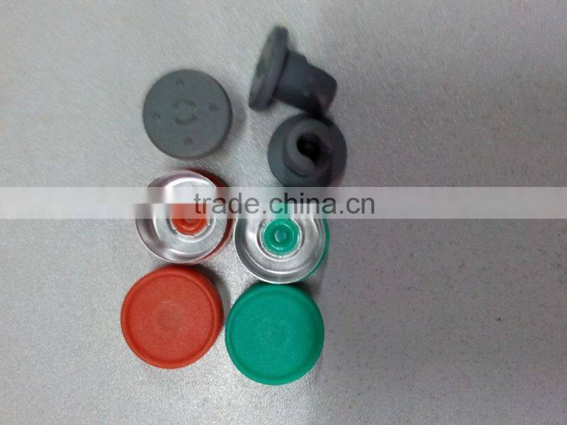13mm butyl rubber stopper,grey and red