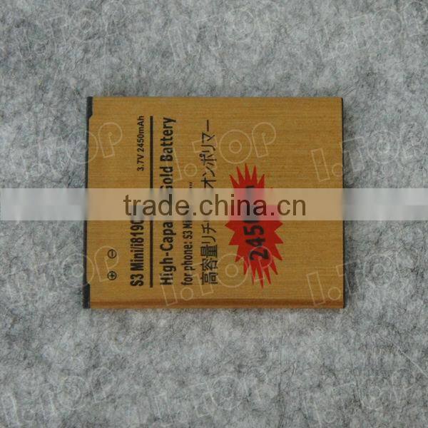 For Samsung Galaxy S3mini i8190 mobile battery,3.7V 2450mAh,18 months warranty