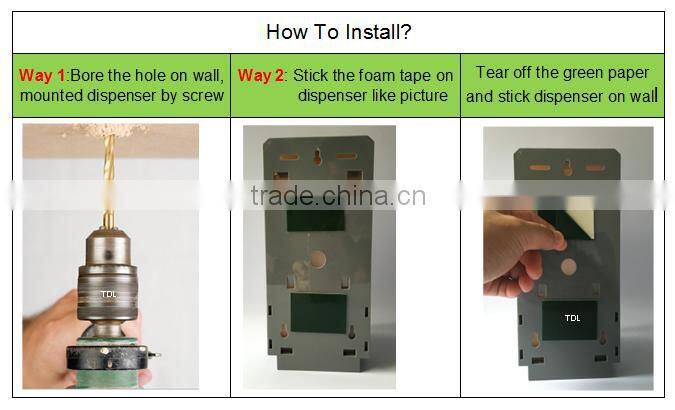 plastic foam soap dispenser with bag refill