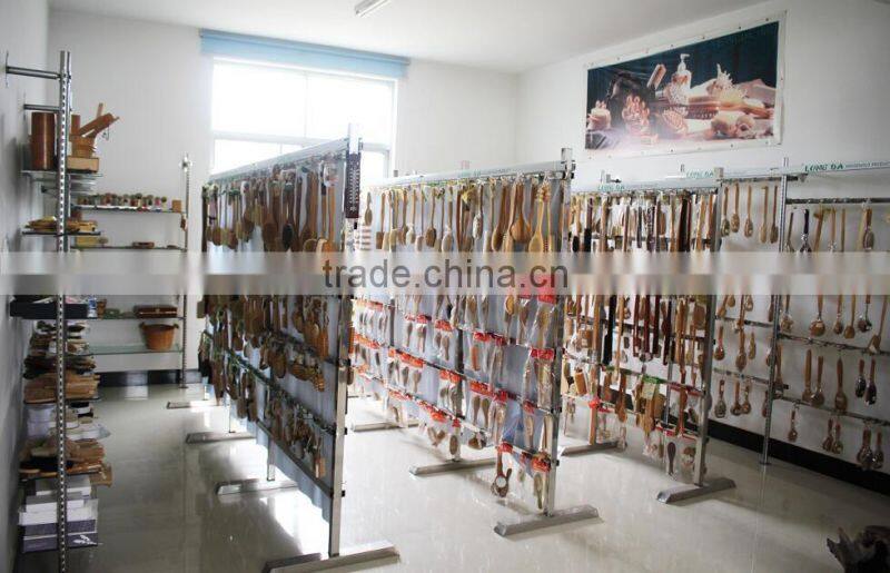 TOP QUALITY wooden hair massager brush comb Natural Wood Beaded Massage Hair Combs