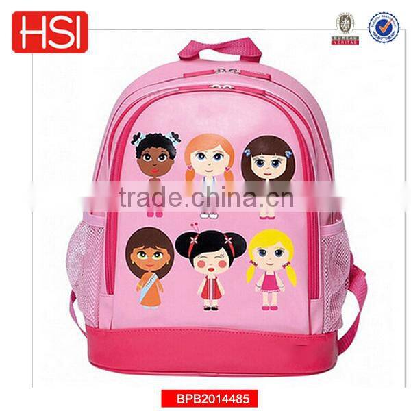 stationery lead free 600D doll printing bag school cartoon