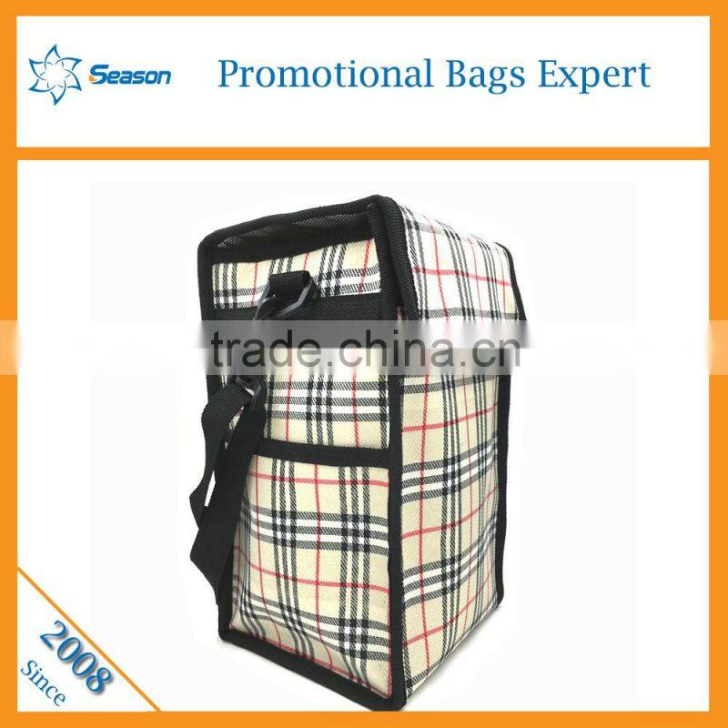 Thermal cooler bag folding cooler bag with stand can cooler bag