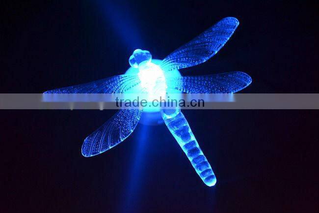Multi-color-changing LED Dragonfly night light led lamp