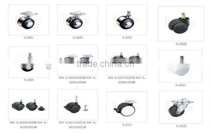 plate plastic suitcase caster wheels