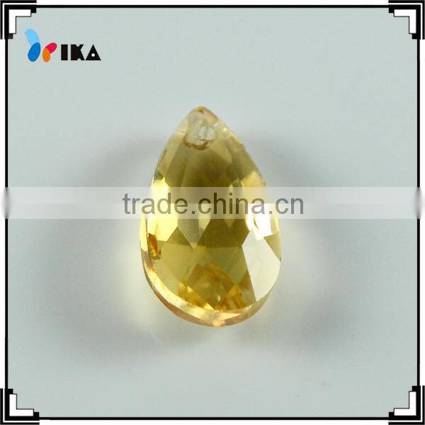 charming yellow crystal pendant for decoration