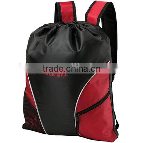 210D Polyester Drawstring Cinch Backpack