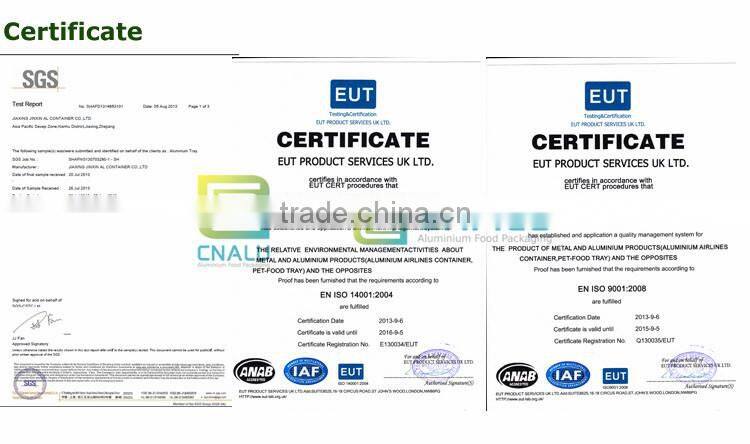 Die Cut Aluminium Foil Container Lid with PP lacquer