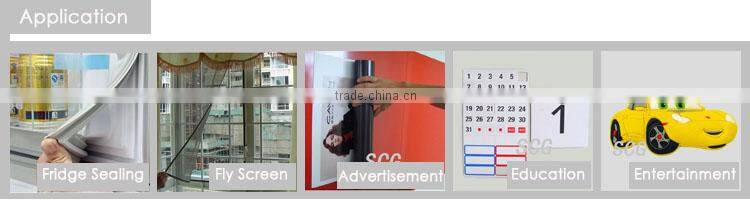 Flexible strong fridge rubber magnet strip