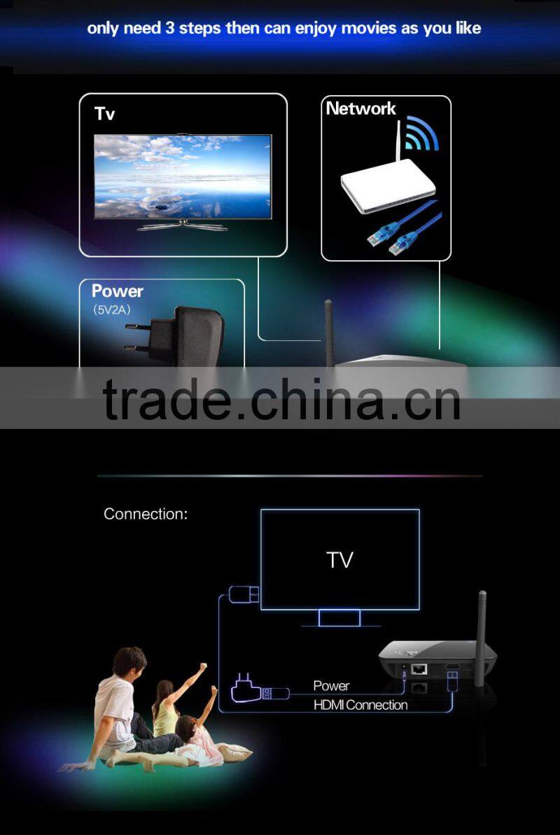 Android tv dongle Rockchip RK3229 Quad 1.2GHz 32bit 1G /8G android MINI PC