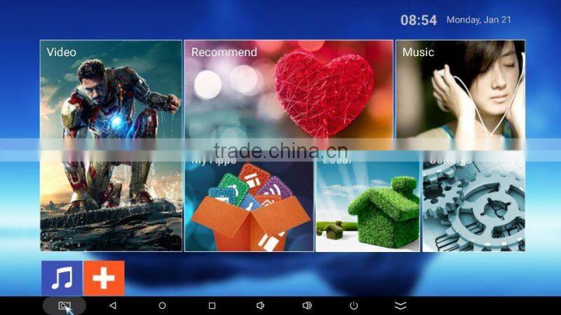 2016 Android 5.1 tv box 2GB RAM 16GB Rom Rk3368 Octa Core android smart TV box