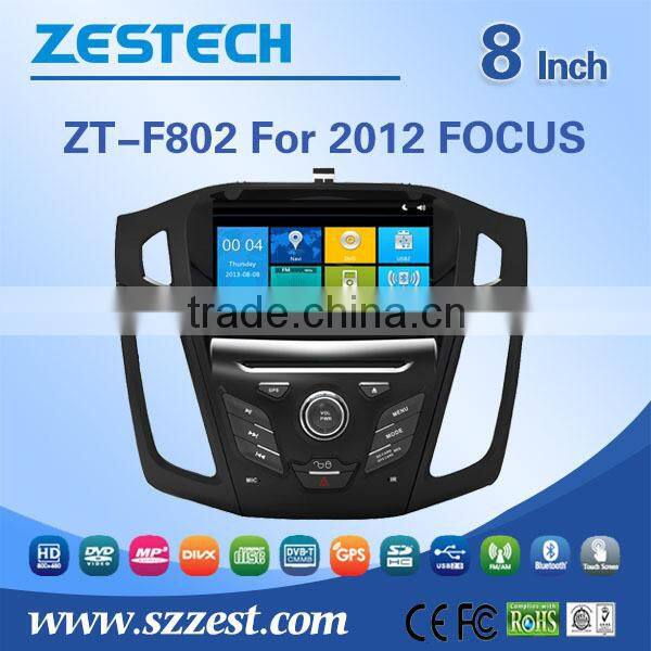 Wholesale car fm radios audio multimidea player car gps navigation for Ford focus 2012 support Phone 3G DVR SWC BT