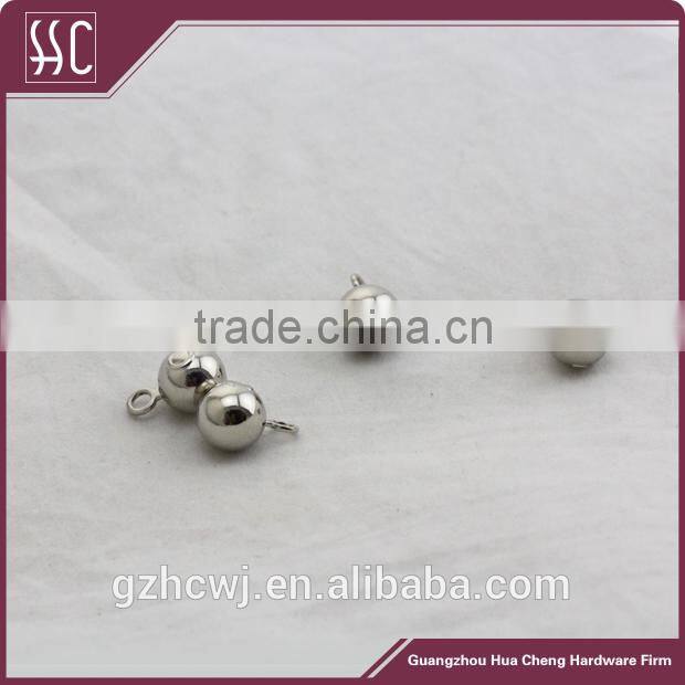 Custom bell stoppers decoration for garment/handbags