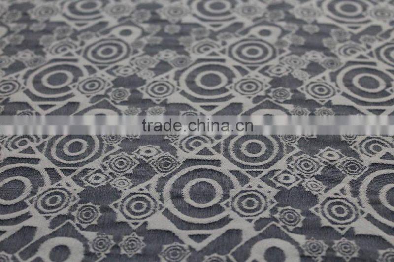 denim cotton polyester spandex jacquard fabric