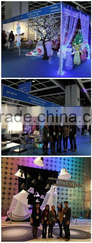 led decorative christmas Santa sculpture motif,art and craft light