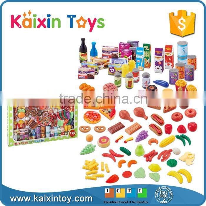 120pcs juegos de comida juguetes para los ninos