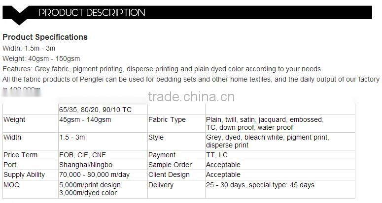 100% Microfiber Polyestyer Durable Waterproof Washable Fabric