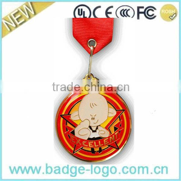 antique znic alloy gymnastic medals