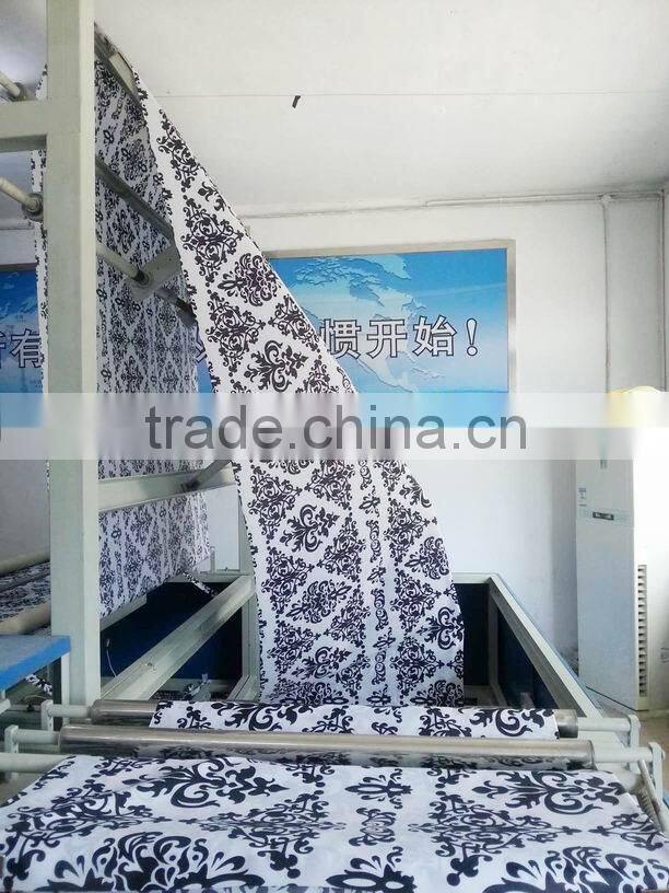 cute style polyester shower curtain/bathroom curtain matching with 12pcs poly resin hooks