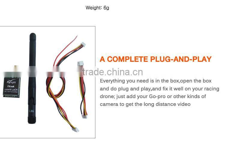 Flysight latest micro TX506 600mW 5.8ghz 40ch video transmitter