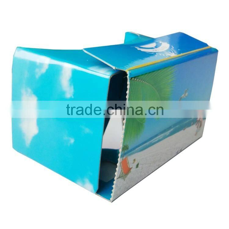 Cheap Google Cardboard VR One-Piece for 3d Glasses Virtual Reality Glasses OEM Brand Custom Christmas Gift Product Promontion