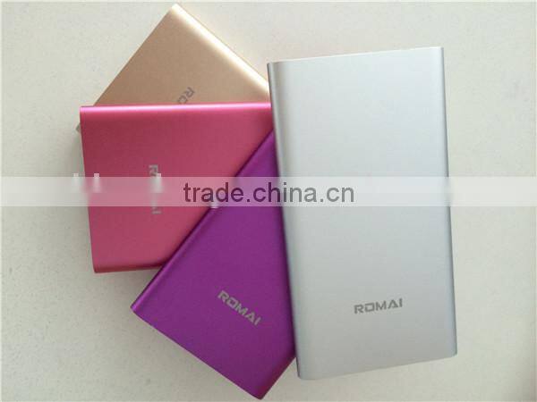 ROMAI 2015 credit card size power bank /credit card power bank with high quality