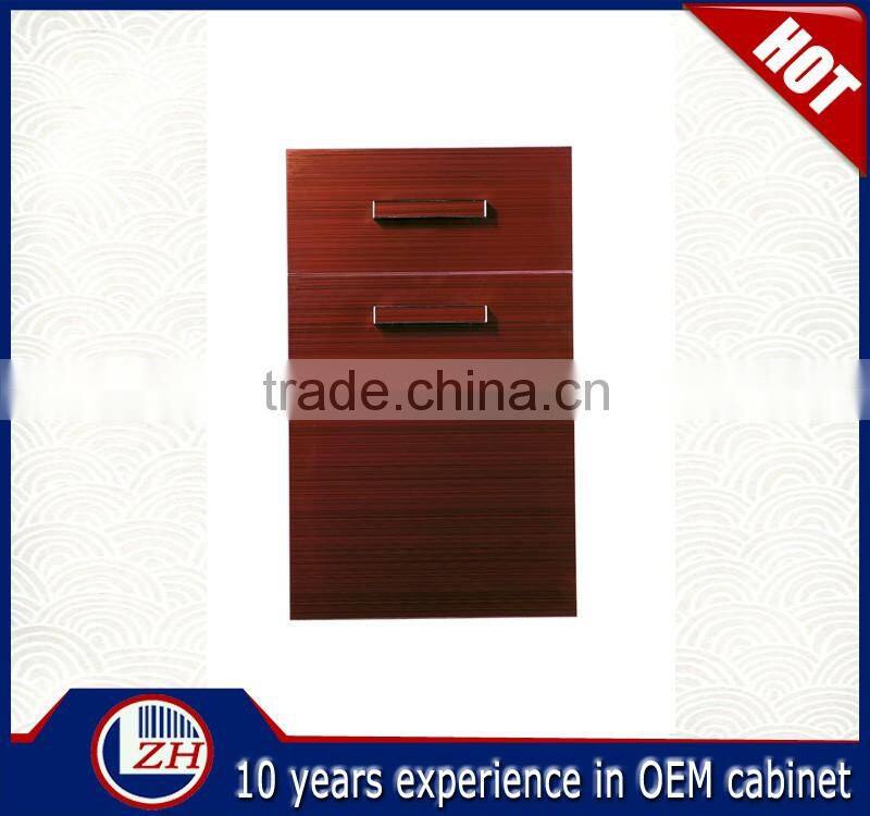 wholesale round corner laminate acrylic kitchen cabinet sliding door made in China