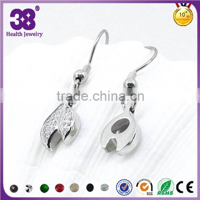 2016 Europan hot selling custom jewelry with Zircon & Anion earring