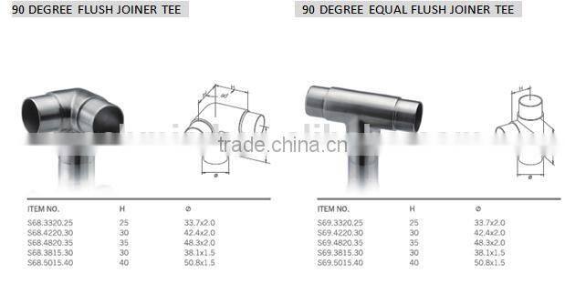 inox railing fittings stainless steel handrail elbow in balustrades and railings
