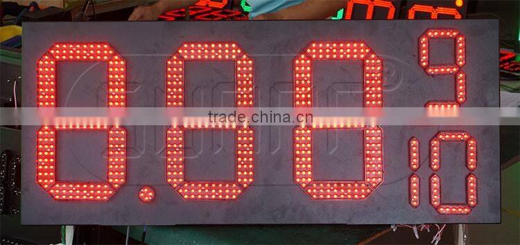 USA LED CASH GAS PRICE SIGN / CREDIT gas station led price digital sign /7 segment led gas station sign