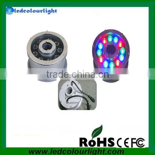 wholesale price IP68 high power 6W 12W round led under water swimming pool lights