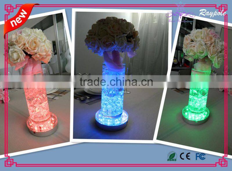 China wholesale RGB LED centerpiece light base/illuminator light base for event decoration