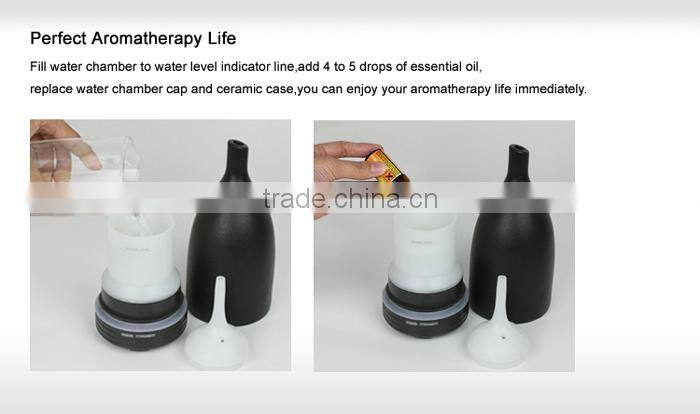 Top quality ultrasonic ceramic air freshener, electric aromatherapy diffuser