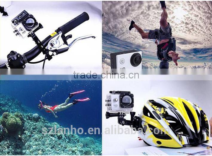 Action Sport Cam Camera Waterproof HD Video Helmetcam Bike Mount A7