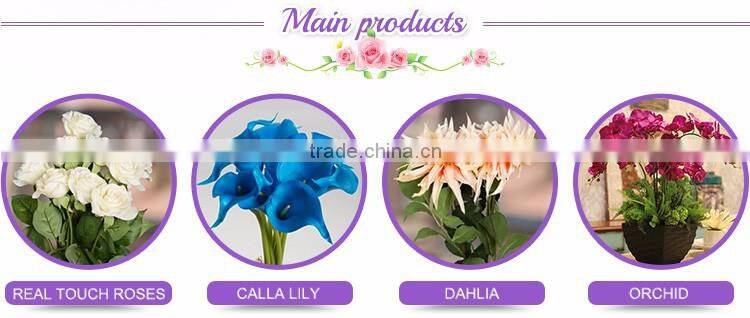 Tulip Artificial Flower Latex Real Touch Bridal Wedding Bouquet Home Decor