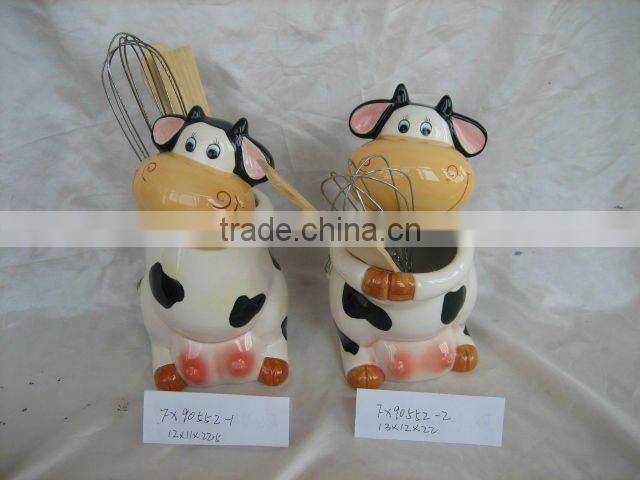 Cow design ceramic
