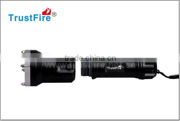 Led diving flashlight high power led torch TrustFire DF006 100 Meters deepth IPX8 waterproof diving torch with CE,FCC,PSE