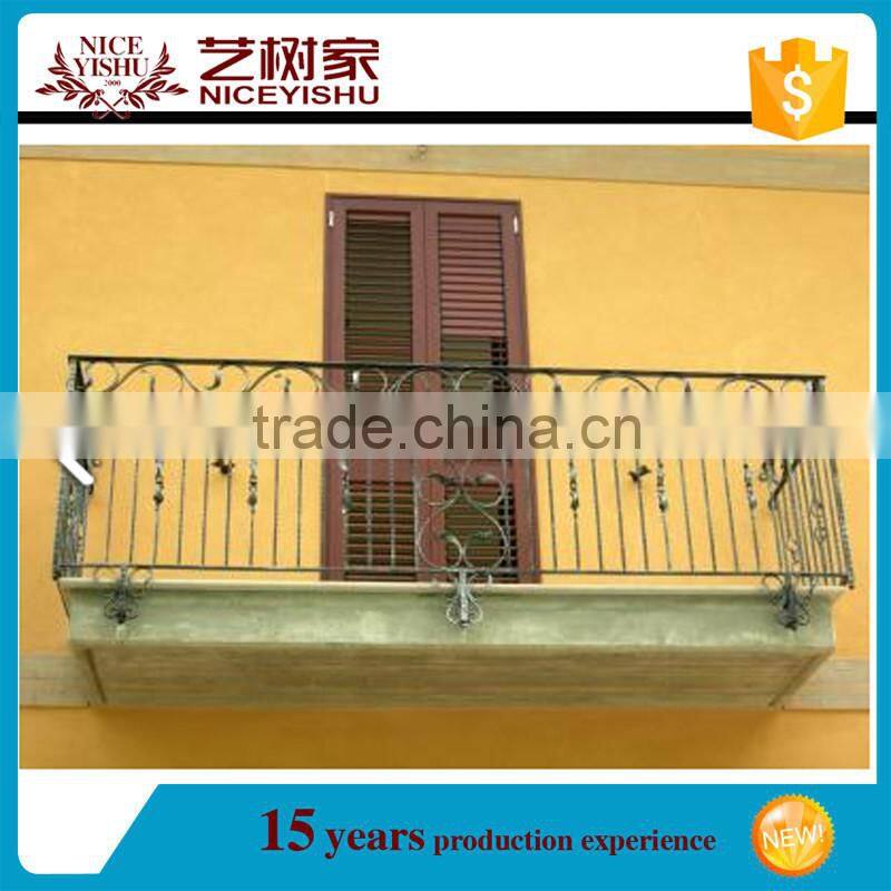 modern forged iron balcony railing designs