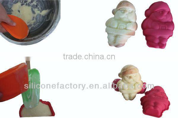 FDA & LFGB approved silicone Christmas glove shape cake molds