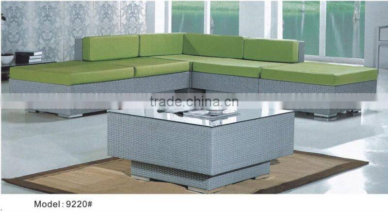Sectional sofa outdoor rattan furniture living room sofa