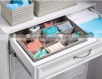 18 cells printed box case ; underware bra and socks storagespace saver box