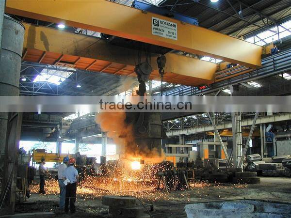 Heavy Duty Engineers Service QD Type 200 ton Double Girder Overhead Crane Price