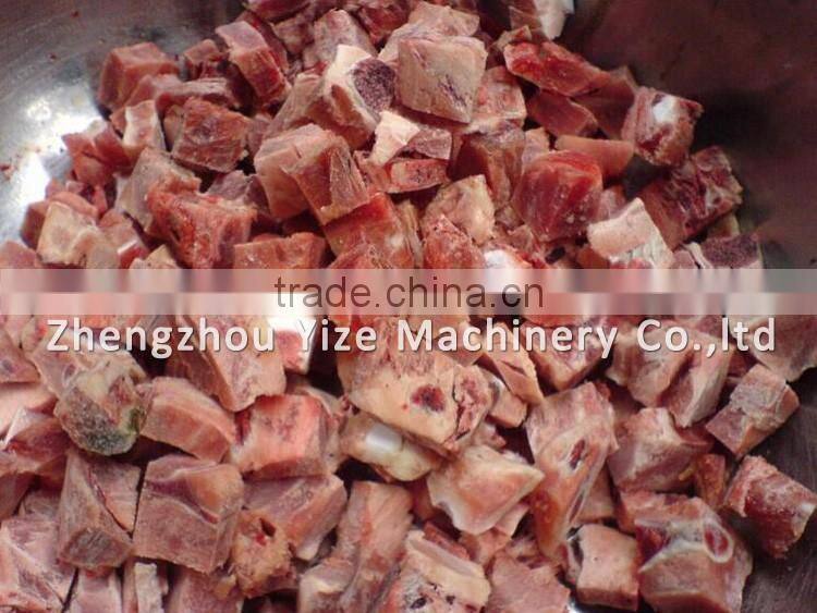Fresh chicken meat cube cutting machine / chicken cutter