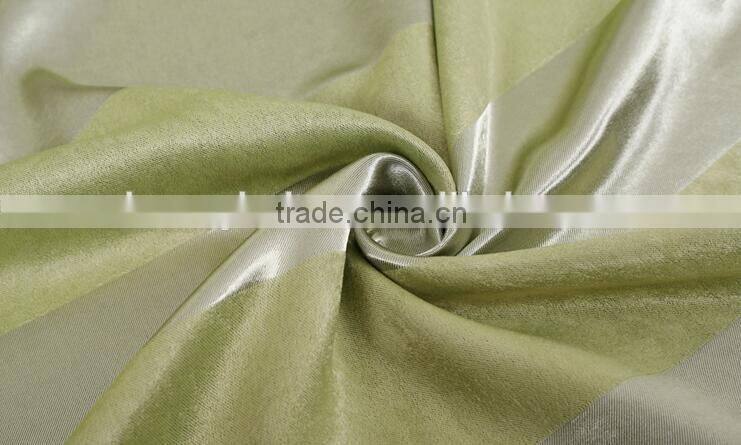 green striped modern hotel blackout curtain