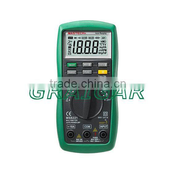 High Precision Mastech MS8221 Autorange Multimeter With Temperature Test