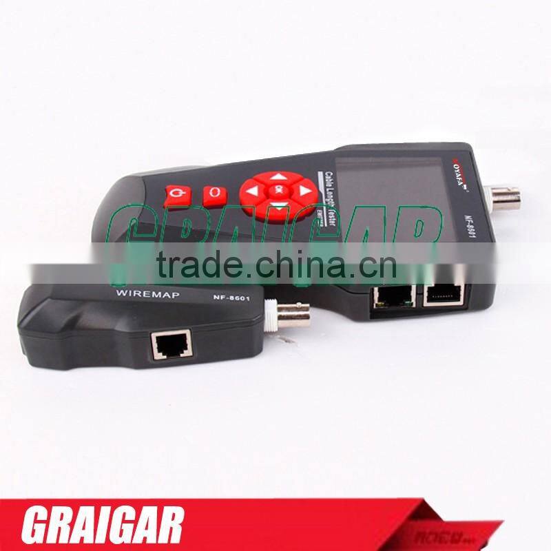 Original Noyafa English version Multi-functional Network Cable Tester LCD Cable length Tester Breakpoint Tester NF-8601A