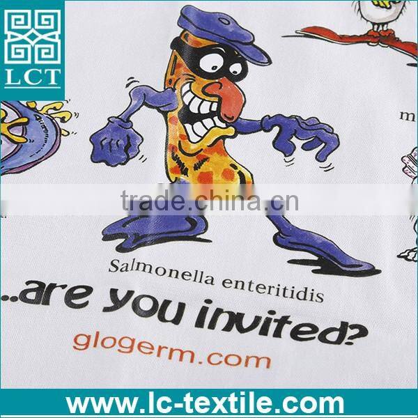 eco friendly 100% cotton plain fabric white child apron for kitchen