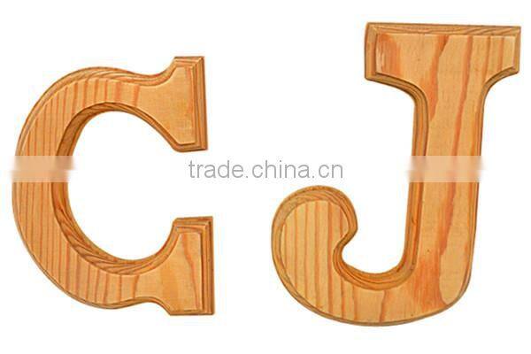 Trade assurance custom standing lovely alphabet wooden letter word